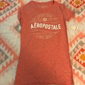 an Aeropostale shirt